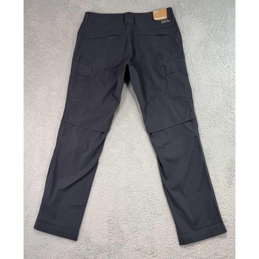 Mens Eddie Bauer MR Ranger Cargo Hiking Pants Olive Carbon Grey Size 34x 32 NWT - Picture 4 of 14